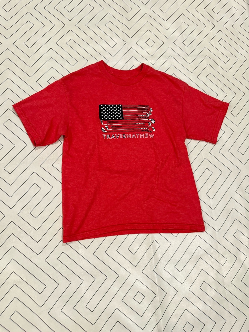 Travis Mathew Red Boys' Graphic Tee